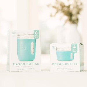 Baby Silicone Sleeve 4 Oz Mason Bottle